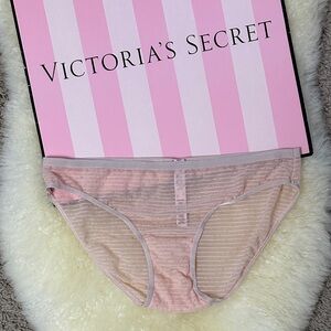 Victoria's Secret Light Pink Striped Panties